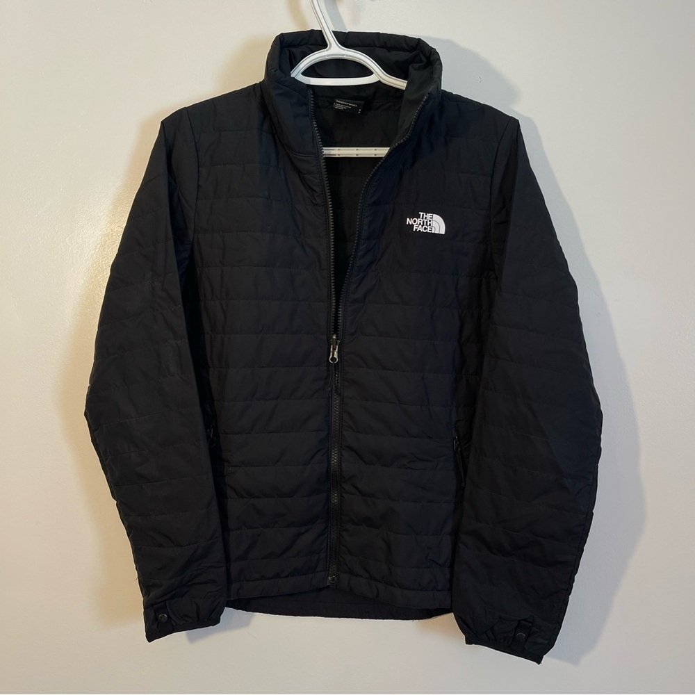 The North Face Women's Black Puffer Triclimate Jacket Liner Full Zip - Small